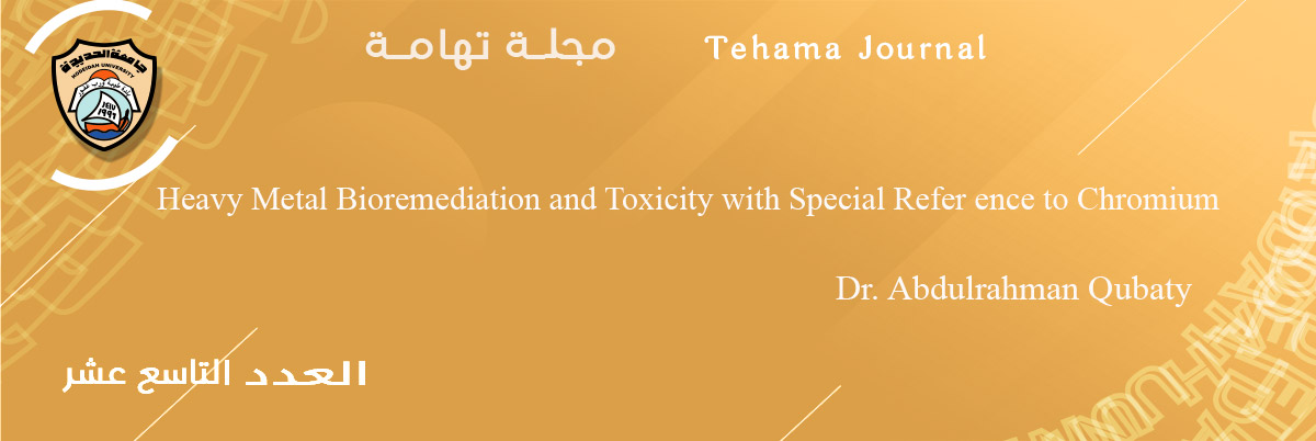 د- عبدالرحمن حسين البيضانيHeavy Metal Bioremediation and Toxicity with Special Refer ence to Chromium